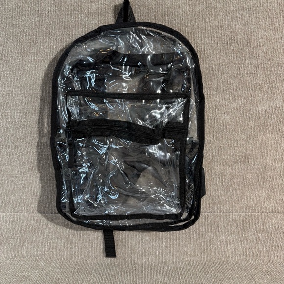 Clear Backpacks For School Large Black Clear Bookbag Lot Of 12 Units - Picture 4 of 9